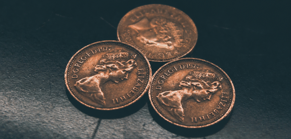 3pence coins Queen Elizabeth
