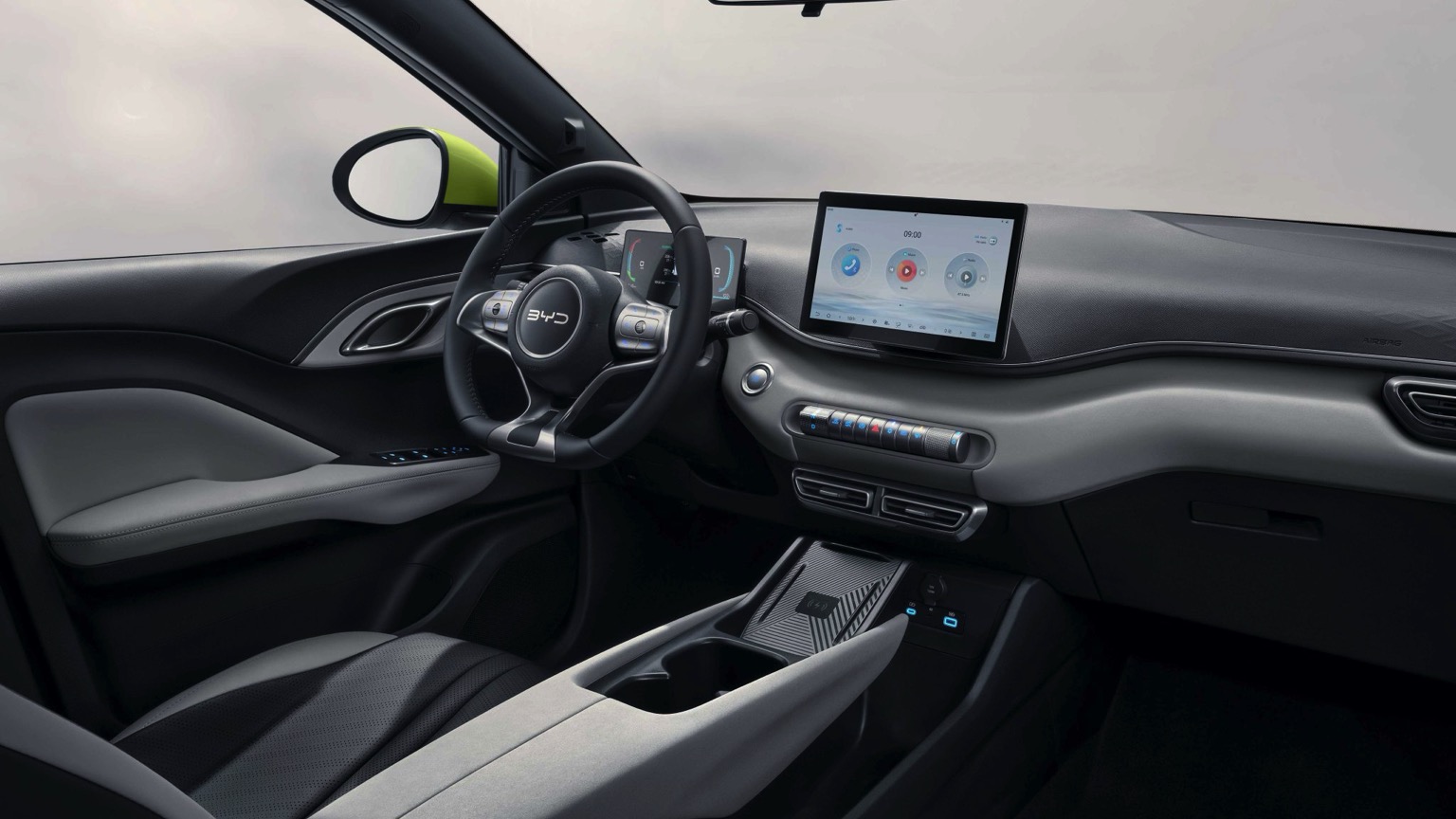 BYD Dolphin surf interior shot