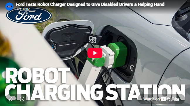 Ford trials automated EV charging station technology for people with reduced mobility