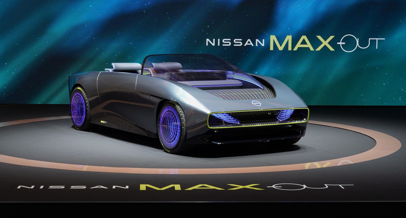 Max-Out EV on display at Nissan Futures event in Japan