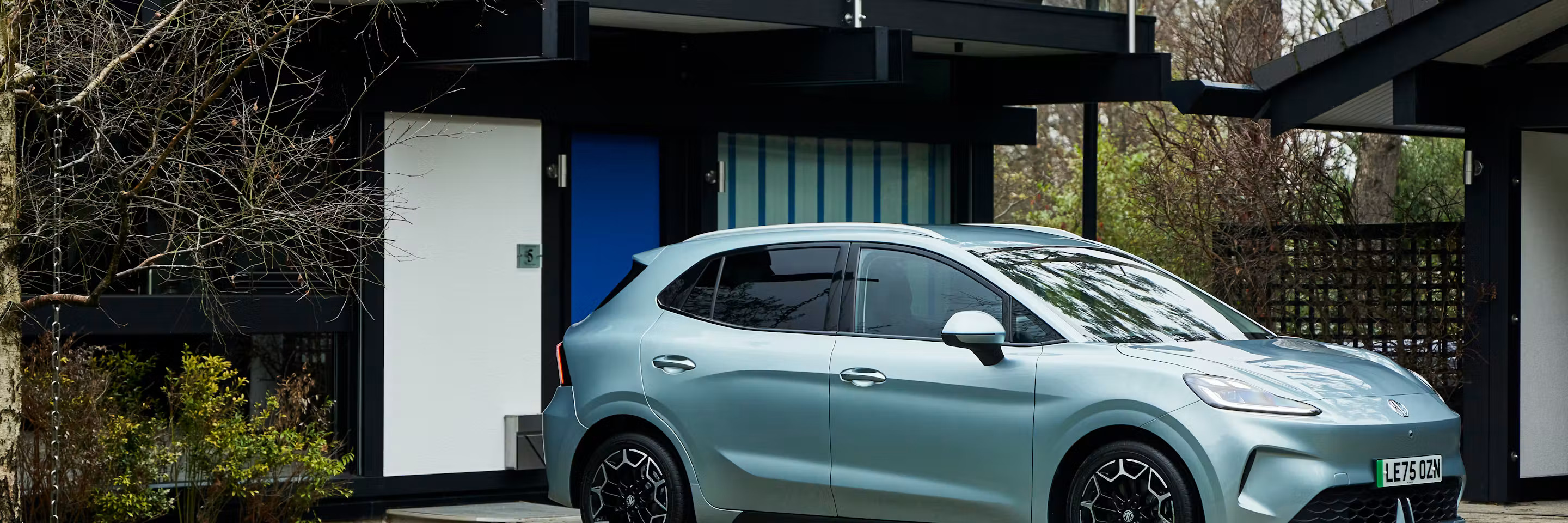 MG 4 Urban Electric car parked on drive