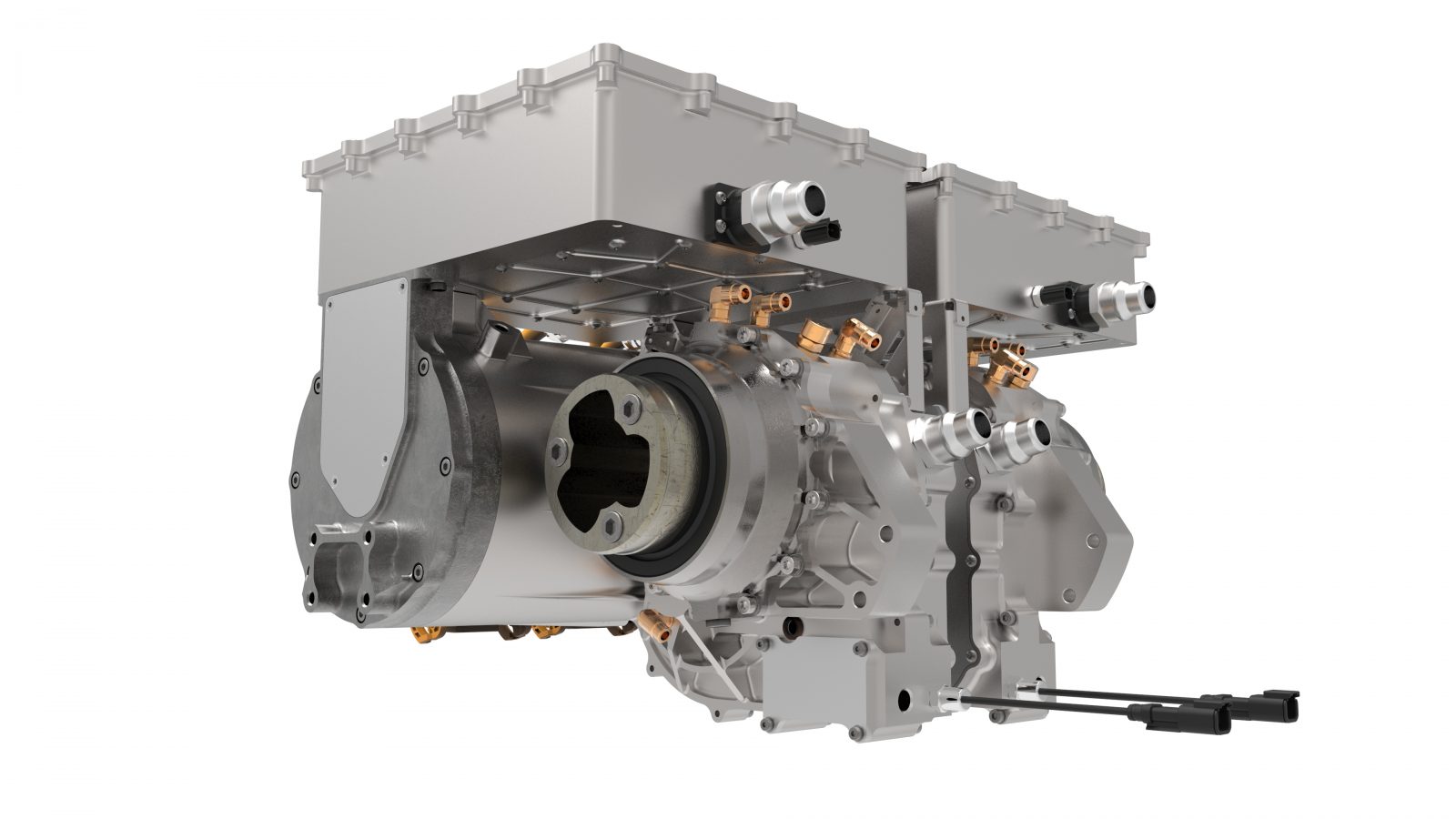 Electric axle for performance EVs feature a 3D-printed electric motor