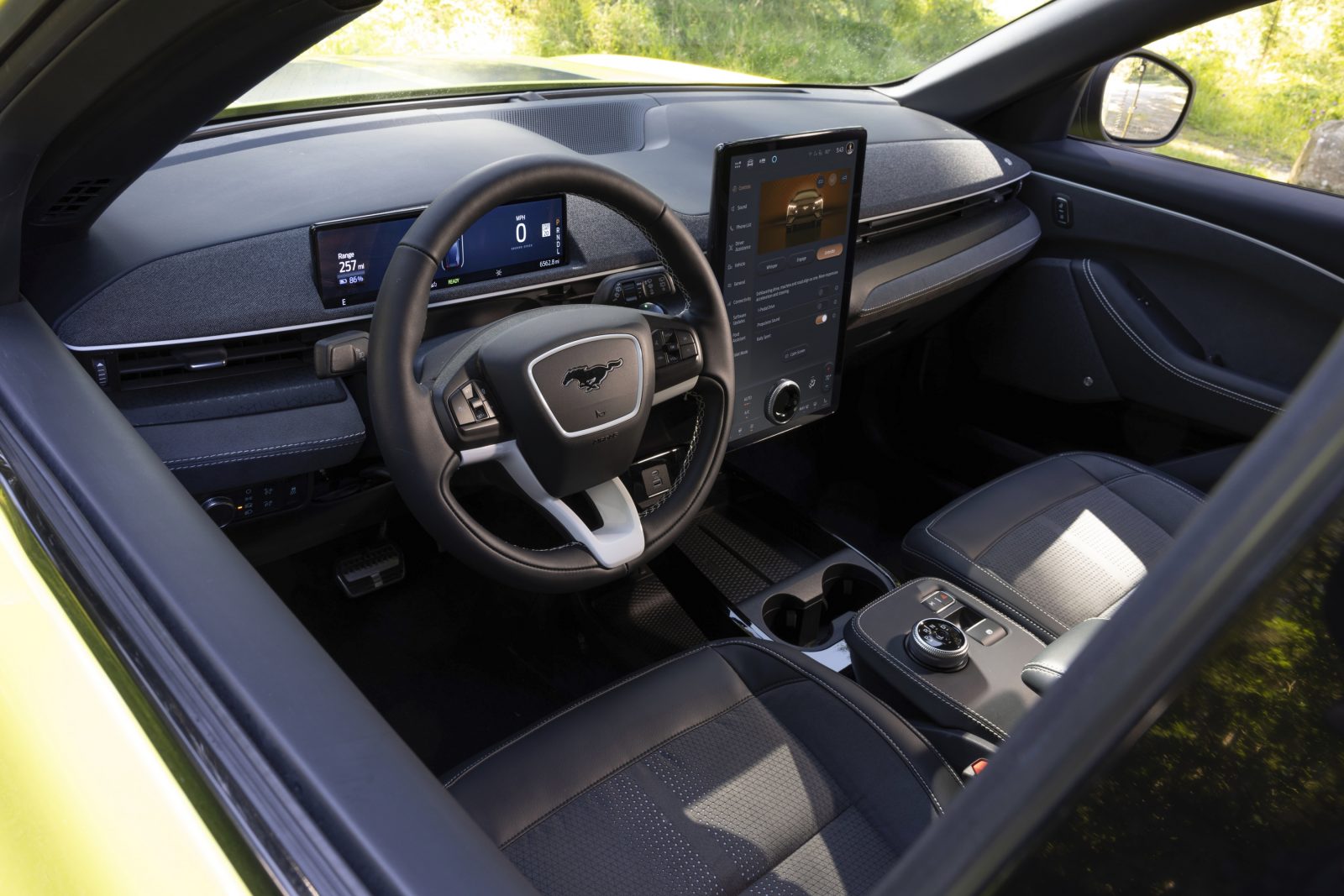 FORD MACH-E RALLY interior