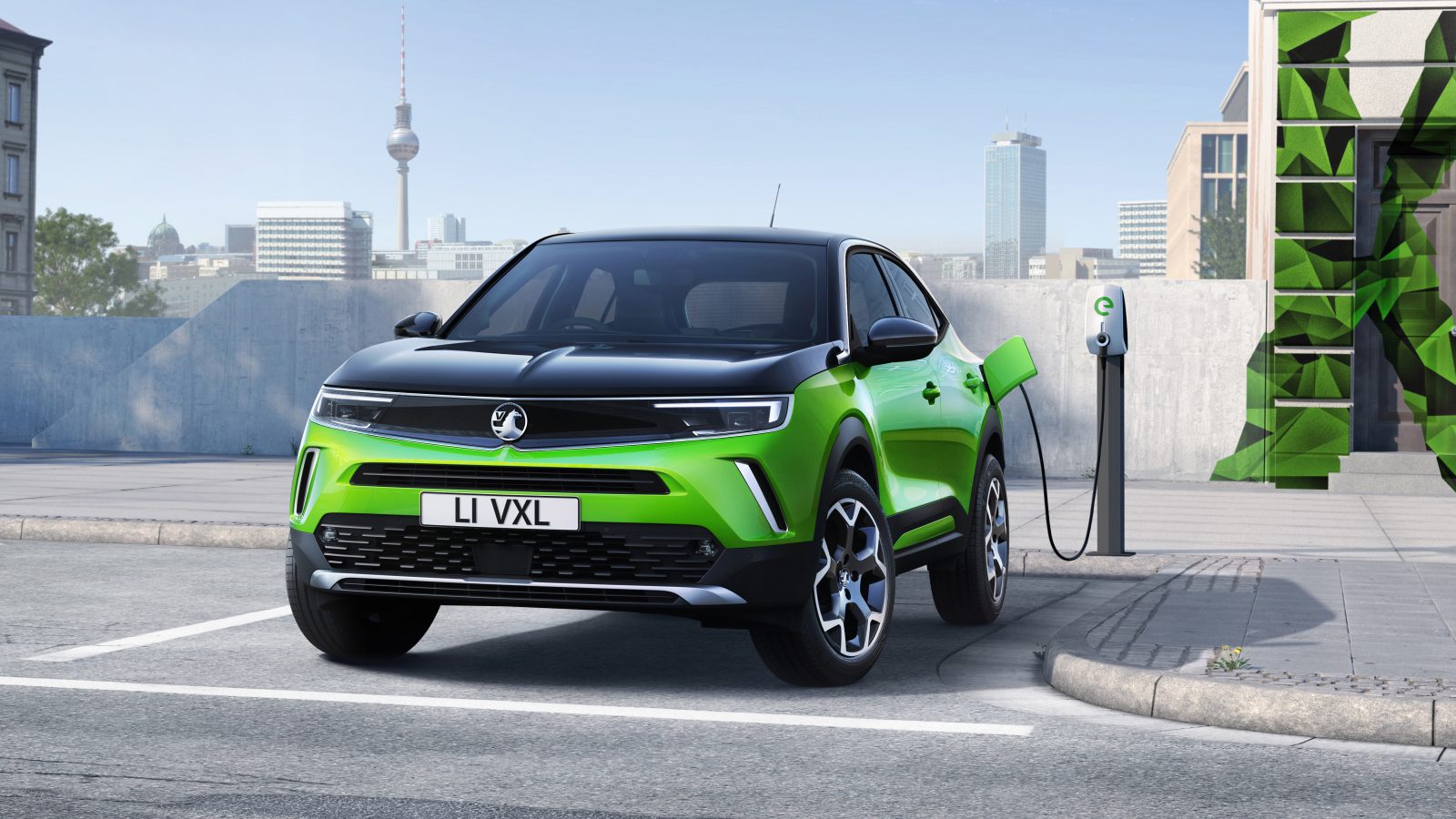 Vauxhall Mokka-e charging