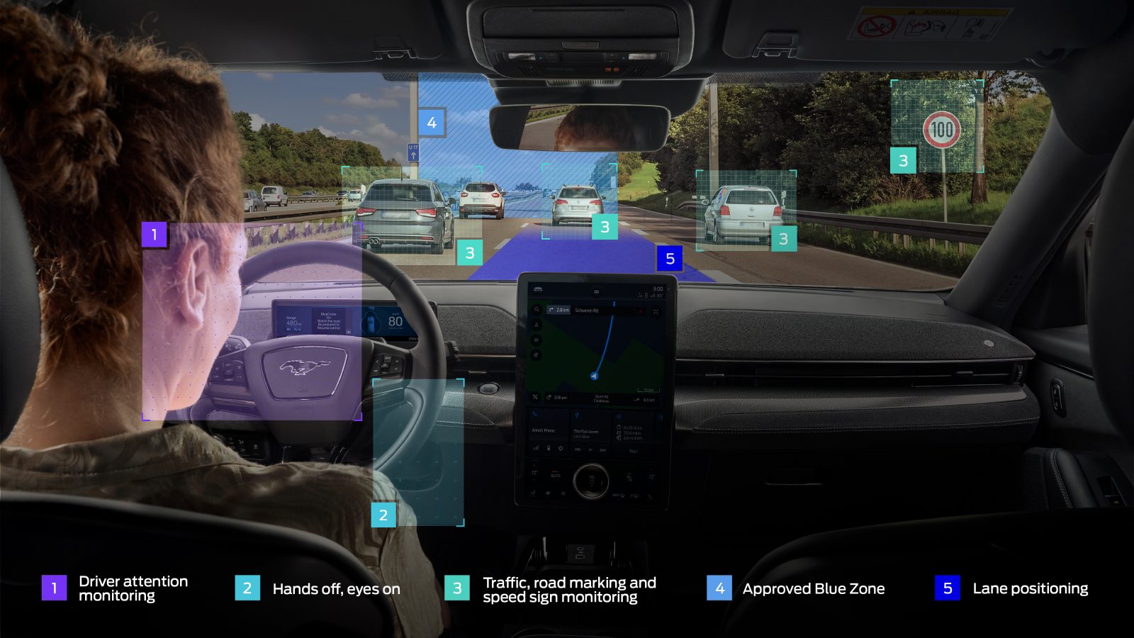 Ford Mach-e self driving car
