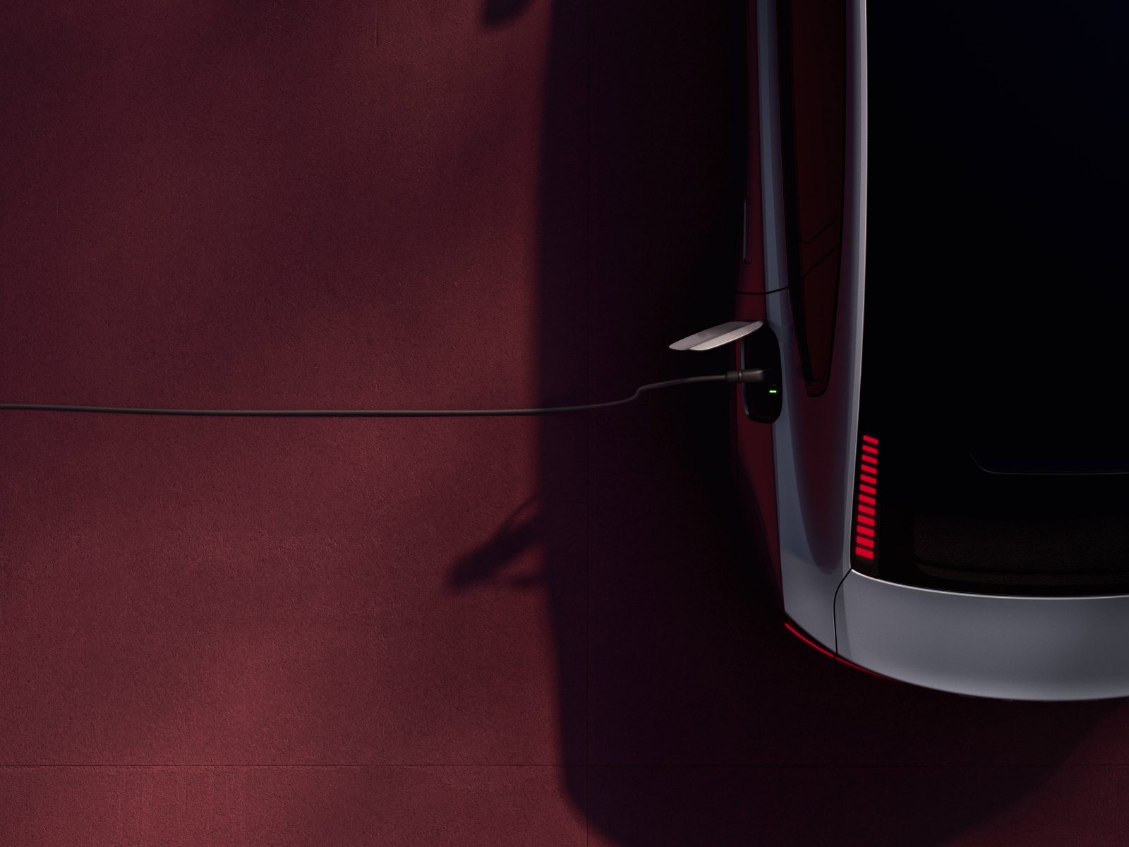 Volvo es90 electric car teaser image