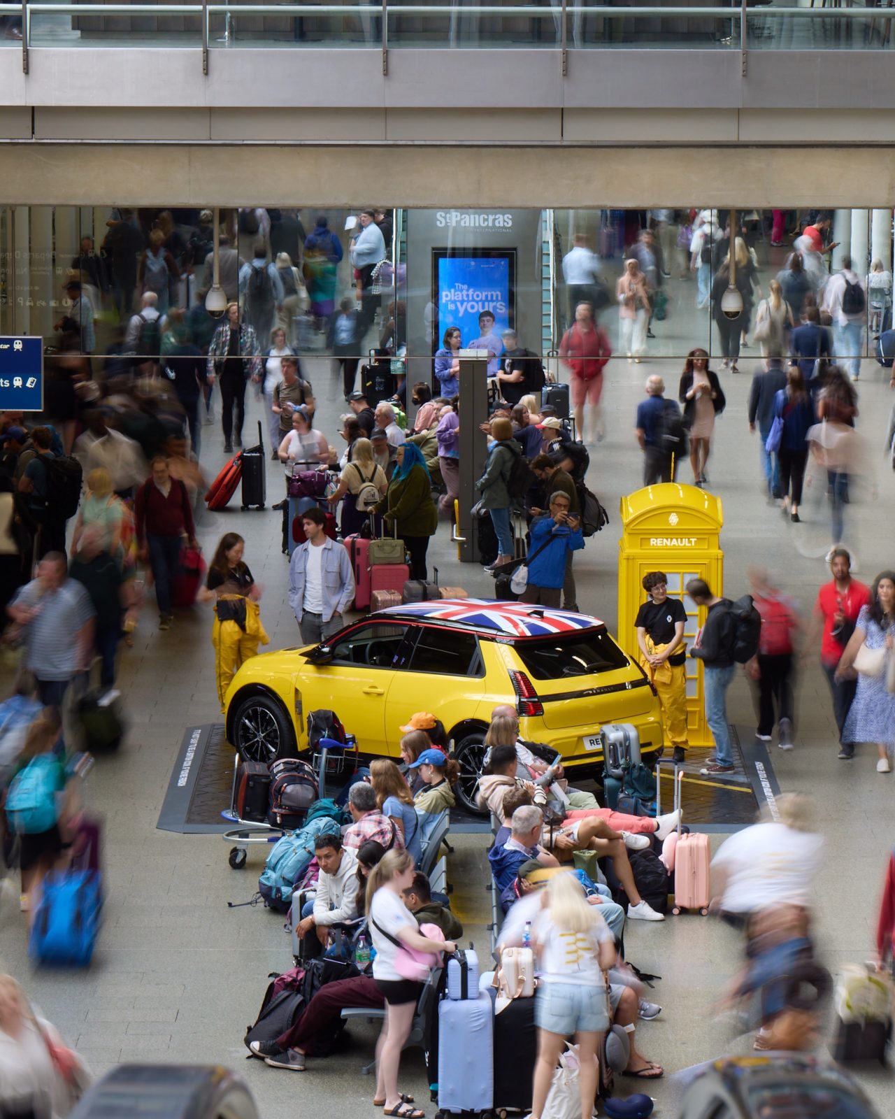 Renault 5 E-Tech St Pancras London