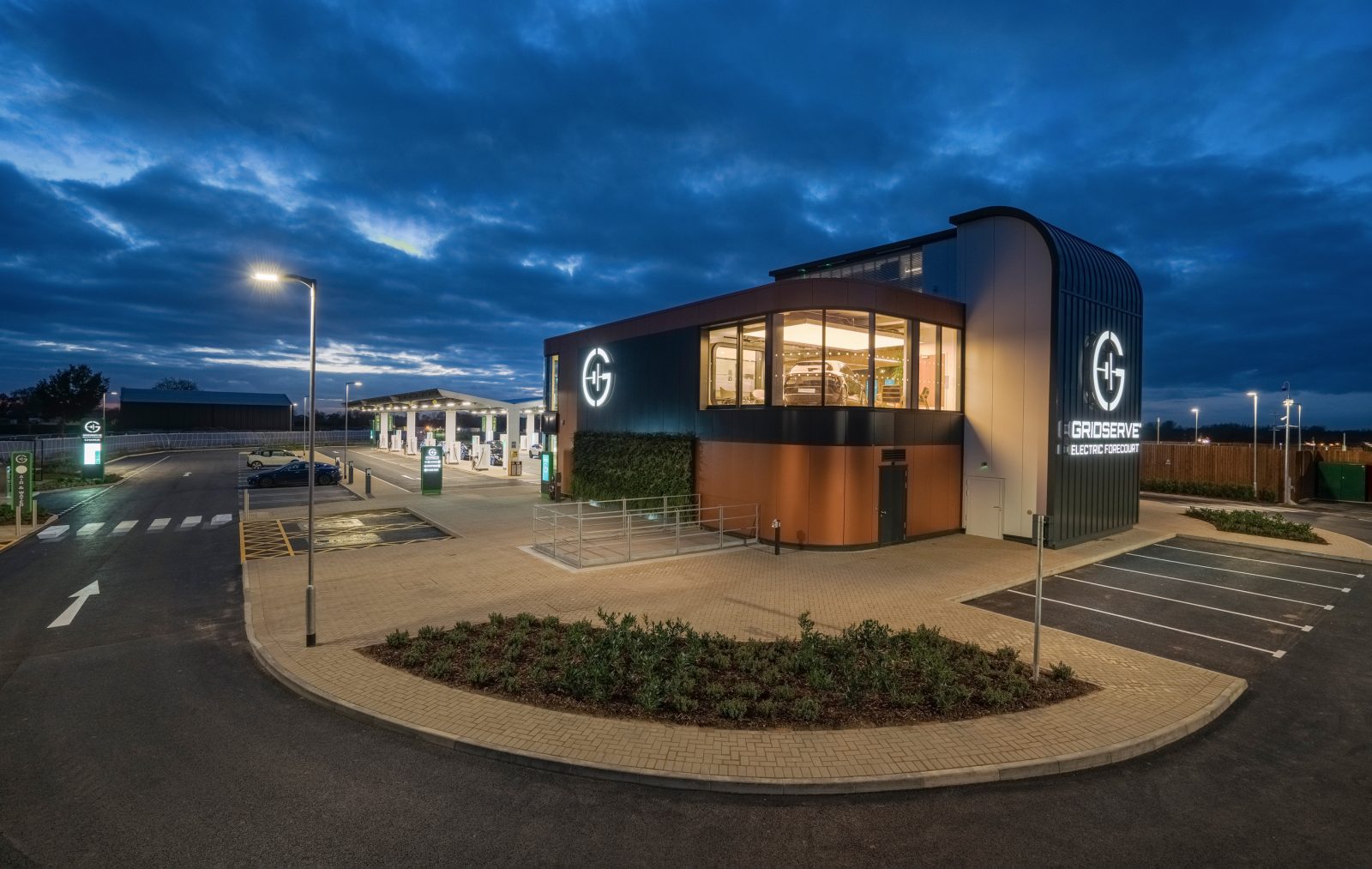 Service station illustration