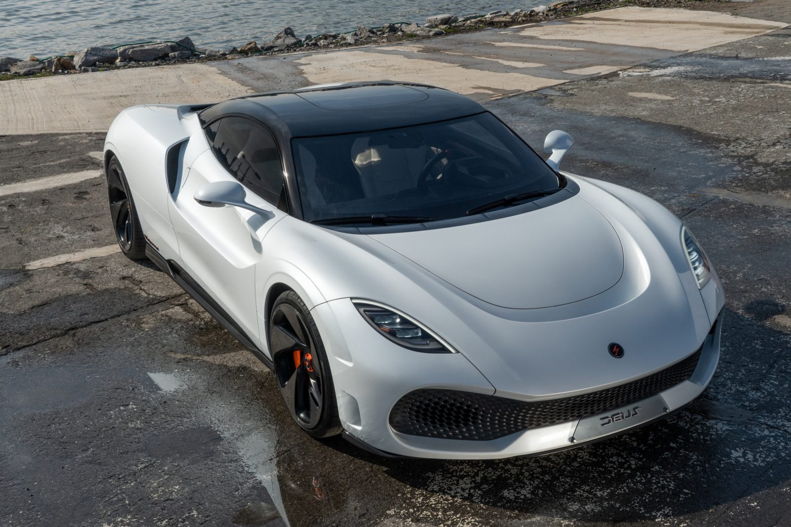 All electric hypercar, DEUS Vayanne, makes first UK appearance