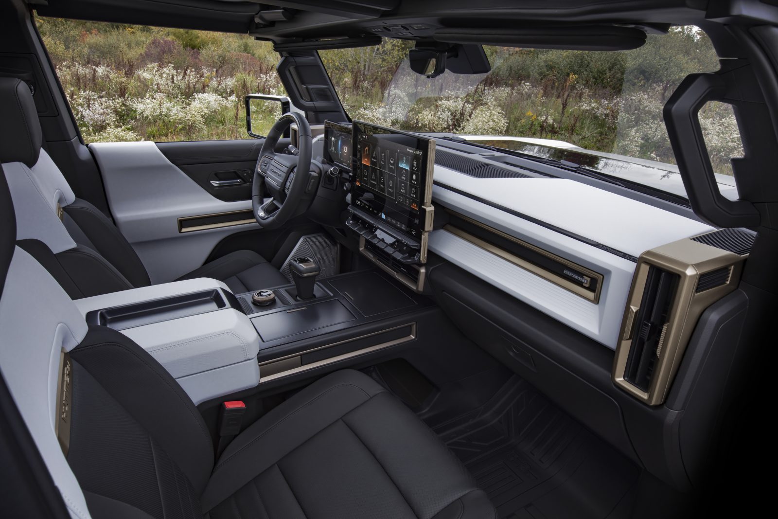 Hummer EV interior