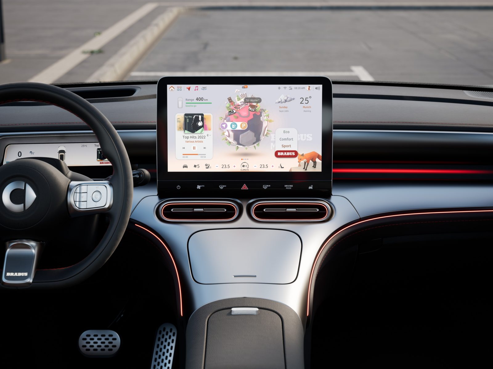 Smart #1 Brabus interior