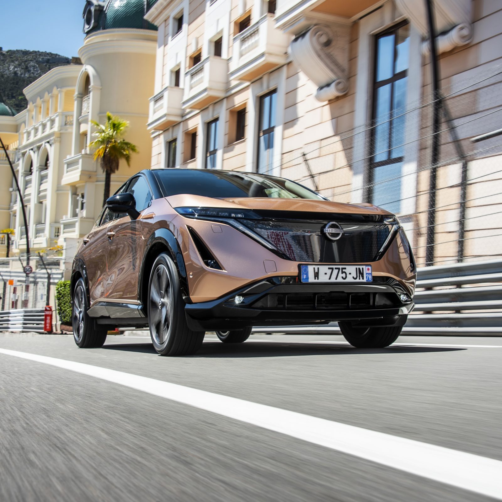 Nissan Ariya front Monaco